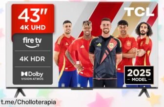 Increíble Televisor 4K Smart TV TCL con Alexa y audio Dolby Atmos a precio de escándalo, ¡no te quedes sin disfrutarlo!