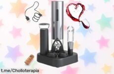Increíble abridor de vino eléctrico recargable 8 en 1 ZOYIDOUX a precio espectacular, ¡no te quedes sin el tuyo y disfruta momentos memorables con cada botella!