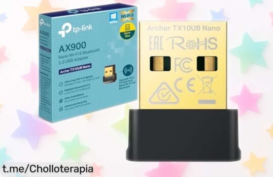 Increíble adaptador Nano WiFi 6 AX900 con Bluetooth 5.3 de TPLink Archer TX10UB, ¡chollo brutal a precio tirado que no podrás dejar escapar!