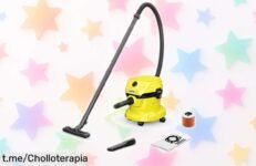 Increíble aspirador Kärcher WD 2 Plus que limpia todo sin cambiar filtros y está a un precio tirado, ¡aprovéchalo antes de que se agote!