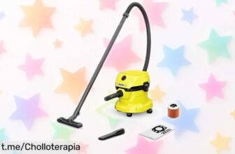 Increíble aspirador Kärcher WD 2 Plus que limpia todo sin cambiar filtros y está a un precio tirado, ¡aprovéchalo antes de que se agote!