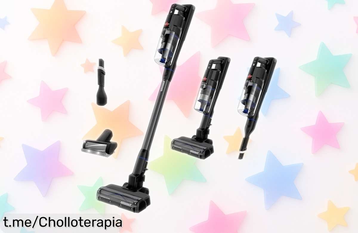 Increíble aspiradora escoba Bissell PowerClean FurGuard, ¡con rodillo autolimpiante y 50 min de batería! Aprovecha este ofertón antes que se acabe, tu hogar merece lo mejor.