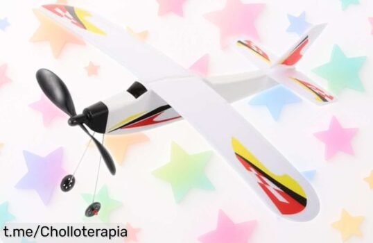 Increíble avión planeador Toyvian Davion para que los peques se diviertan mientras aprenden; ¡aprovecha el precio loco y haz de cada juego una aventura!