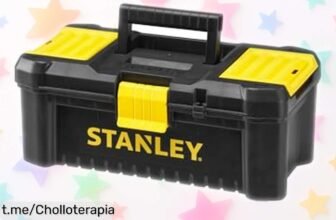 Increíble caja de herramientas Stanley con organizadores y bandeja extraíble, ¡una oferta especial para tener todo a mano y bien protegido! No te quedes sin la tuya.