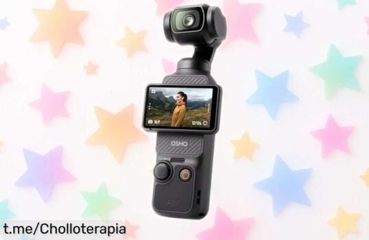 Increíble cámara DJI Osmo Pocket 3 que graba en 4K y estabiliza tus mejores momentos, aprovecha este ofertón antes de que se escape.