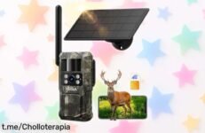 Increíble cámara de caza 4G con batería solar y visión nocturna, ¡ahora a precio de ganga para que no te pierdas nada! ¡No dejes pasar esta oportunidad única!