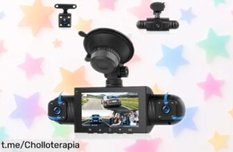 Increíble cámara para coche con 4 lentes 1080p y visión nocturna a precio loco, graba todo mientras conduces ¡No te quedes sin el control seguro que mereces!