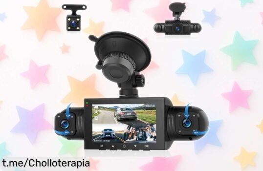 Increíble cámara para coche con 4 lentes 1080p y visión nocturna a precio loco, graba todo mientras conduces ¡No te quedes sin el control seguro que mereces!