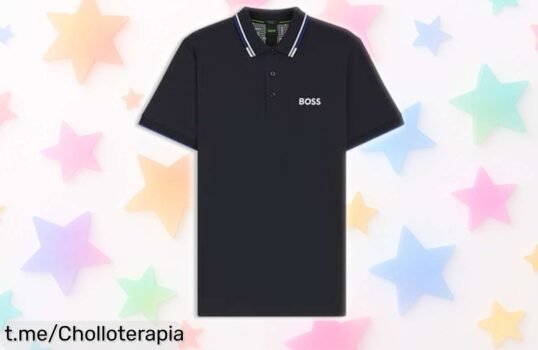 Increíble camisa polo BOSS para hombre con tela súper suave, rebajada a un precio de locura; ¡no te quedes sin la tuya y presume de estilo!