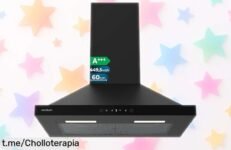 Increíble campana extractora piramidal Cecotec Bolero Flux con succión bestia y luz LED, ¡aprovéchala a un precio de locura antes de que se agote!