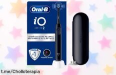 Increíble cepillo de dientes eléctrico Oral-B iO 2 con temporizador y sensor de presión a precio loco, cuida tu sonrisa hoy mismo o ¡te quedas sin él!