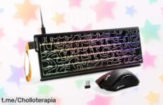 Increíble combo gaming de teclado y ratón: conexión rápida y precisión brutal a precio de ganga, ¡aprovecha antes que se agote!