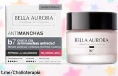 Increíble crema antimanchas y antiedad Bella Aurora B7 en oferta, ¡date prisa antes de que se acabe! Regálale a tu piel el cuidado que merece.