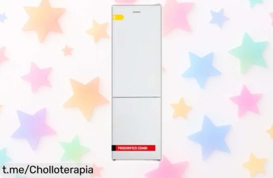 Increíble frigorífico combi Corberó CC200V24NFW con 327L y No Frost, ¡bajada de precio brutal que vuela! Organiza tu comida sin preocuparte más, no lo dejes pasar.