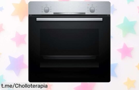 Increíble horno Bosch Serie 2 HBA510BR4 con 5 modos de cocción a un precio brutalmente rebajado; no te quedes sin el tuyo, ¡cocina como un chef y disfruta cada plato!
