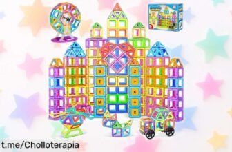 Increíble juego de construcción WOOBLO con 136 bloques magnéticos para crear sin parar, ¡rebajado una barbaridad y a este precio volará! Despierta la creatividad ahora.