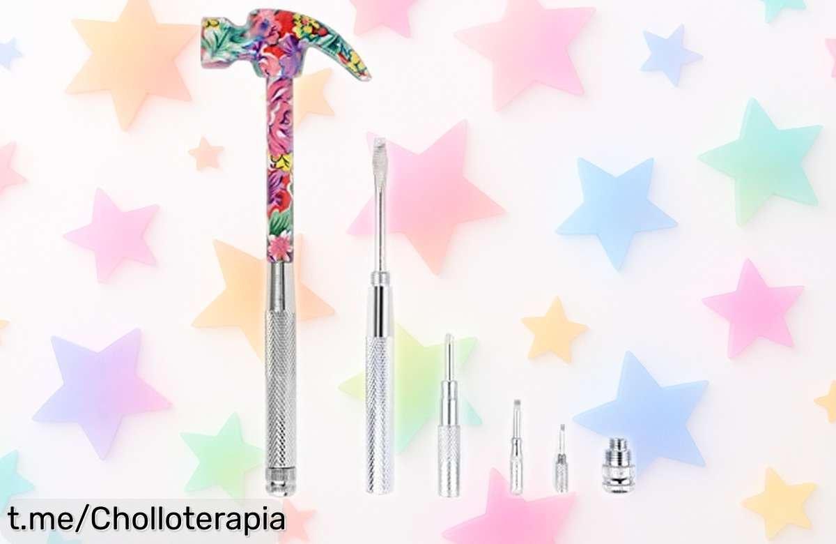 Increíble kit 6 en 1 de herramientas Youmi con martillo y destornilladores, ¡rebajado a un precio loco para que arregles tu casa sin esforzarte! No te quedes sin el tuyo.