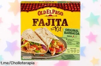 Increíble kit de fajitas Old El Paso con 8 tortillas y salsa barbacoa original a precio ridículo, ideal para disfrutar al instante; ¡aprovecha antes que se agote!