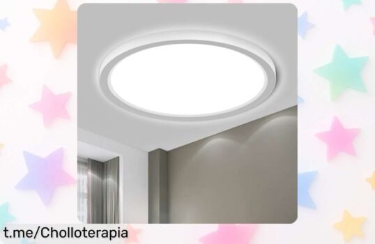 Increíble lámpara de techo LED LQWELL® para baño o cocina, ¡con luz ajustable y a precio ridículo! Date prisa, las unidades vuelan y no querrás quedarte sin ella.
