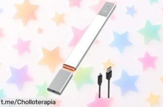 Increíble luz LED recargable EZVALO para armarios y escaleras, ¡super chollo con sensor de movimiento que se agota rápido! Ilumina tu hogar y transforma tus espacios ya.