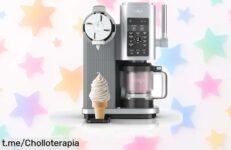 Increíble máquina Ninja CREAMi NC701EU para helados y yogurt helado a precio loco, ¡con 13 programas que harán de tus días un delicioso festín! No te quedes sin la tuya.
