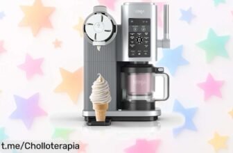 Increíble máquina Ninja CREAMi NC701EU para helados y yogurt helado a precio loco, ¡con 13 programas que harán de tus días un delicioso festín! No te quedes sin la tuya.