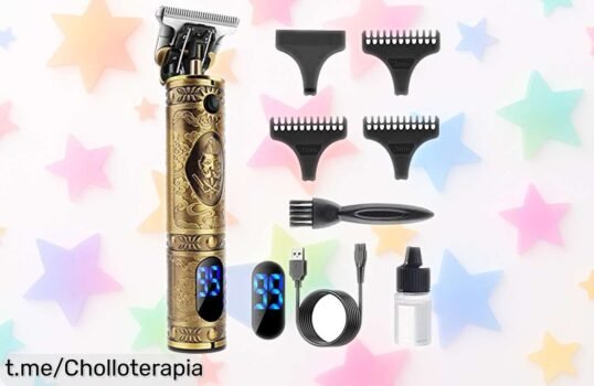 Increíble máquina para cortar pelo y barba YiLFo con batería de 3 horas, oferta imbatible que no querrás perderte, ¡asegura tu look perfecto hoy mismo!