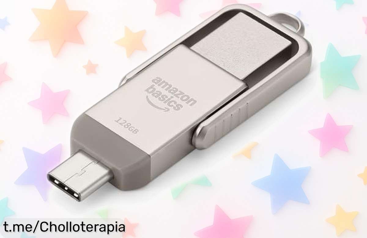 Increíble memoria USB de 128GB Amazon Basics a precio loco: baja brutal para llevar tus recuerdos y archivos ¡No te quedes sin espacio, hazla tuya ya!