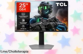 Increíble monitor gaming TCL 25 QDMiniLED: pantalla a 300Hz, colores vibrantes y negro profundo ahora con precio rebajado. ¡No dejes pasar esta oportunidad para elevar tus partidas!