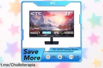 Increíble monitor para jugar KTC H27T27 de 27 con nitidez espectacular y respuesta ultrarrápida ¡Aprovecha este ofertón y lleva tus partidas al siguiente nivel ahora mismo!