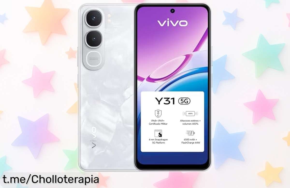 Increíble móvil Vivo Y31 5G con batería para días y cámara potente a precio de risa, ¡no te quedes sin el tuyo antes que se agoten!