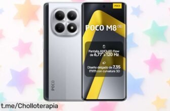 Increíble móvil Xiaomi POCO M8 5G con pantalla AMOLED y 120 Hz a precio tirado, potencia que enamora y batería sin preocupaciones. ¡No dejes pasar esta oportunidad!
