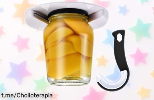 Increíble pack de 2 abridores WEFHEF para tarros y latas con soporte antideslizante, ¡ofertón que vuela por caída de precio brutal! Aprovéchate antes de quedarte sin él.