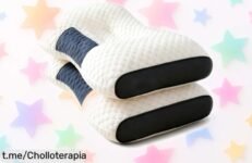 Increíble pack de 2 almohadas ergonómicas DECODEKO para cuello y cervicales a un precio loco, ¡no te quedes sin las tuyas antes de que vuelen!