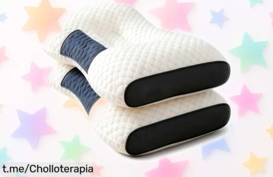 Increíble pack de 2 almohadas ergonómicas DECODEKO para cuello y cervicales a un precio loco, ¡no te quedes sin las tuyas antes de que vuelen!