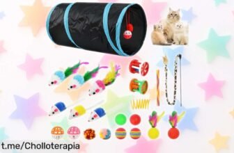 Increíble pack de 22 juguetes Vninkul para gatos a precio loco: ¡Diversión asegurada y momentos inolvidables con tu peludo!