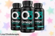 Increíble pack de 3 botes de Omega 3 Premium Sanacaps a un precio regalado: cuida tu corazón, cerebro y vista antes que se acabe esta oferta irresistible.