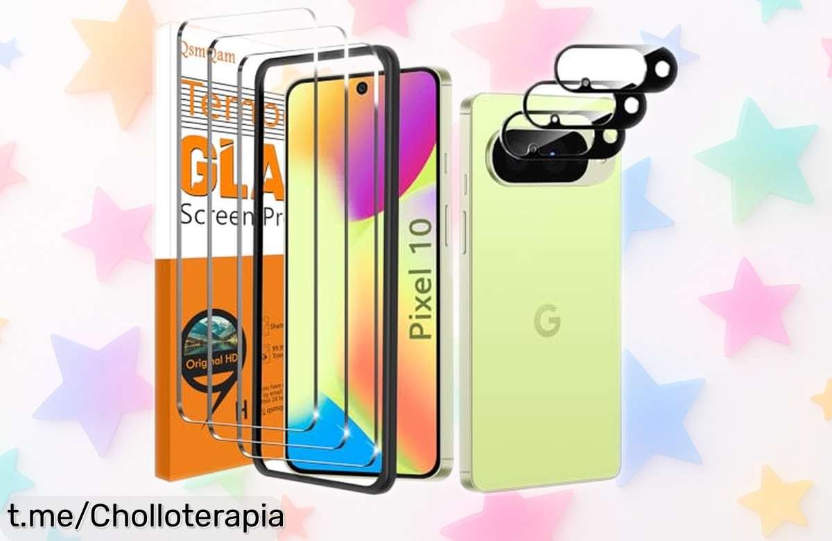 Increíble pack de 3 protectores de pantalla y lentes para Google Pixel 10, ahora a un precio rebajado. Protege tu móvil y disfruta la vida sin preocupaciones.