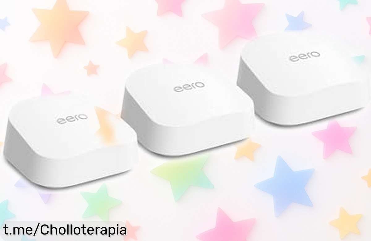 Increíble pack de 3 routers wifi de malla eero 7 con velocidad brutal y seguridad top, ahora a precio tirado ¡No te lo pierdas que vuelan!