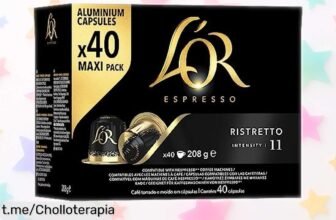 Increíble pack de 40 cápsulas de café ristretto Nespresso a precio ridículo para que tus mañanas despierten con intensidad: ¡ahorra y disfruta antes de que se acaben!