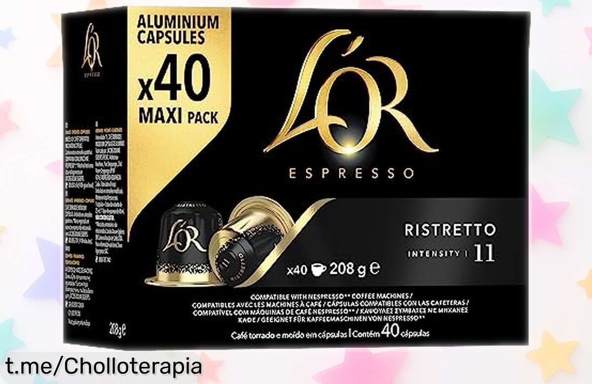 Increíble pack de 40 cápsulas de café ristretto Nespresso a precio ridículo para que tus mañanas despierten con intensidad: ¡ahorra y disfruta antes de que se acaben!