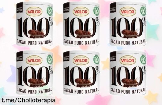 Increíble pack de 6 unidades de cacao puro en polvo, ¡con un rebajón que no aparece cada día! Dale sabor a tus desayunos y postres. Disfruta sin esperar más estas delicias.