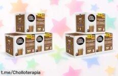Increíble pack de 90 cápsulas de café con leche NESCAFÉ Dolce Gusto a un precio tirado; el sabor intenso y cremoso que te cautivará desde el primer sorbo. ¡No pierdas esta oferta!