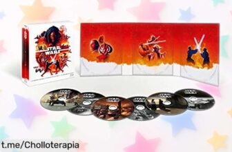 Increíble pack de Star Wars Episodios 1-3 en Blu-ray remasterizados, ¡calidad brutal que no puedes dejar escapar! ¡Aprovecha este ofertón antes de que se agote!