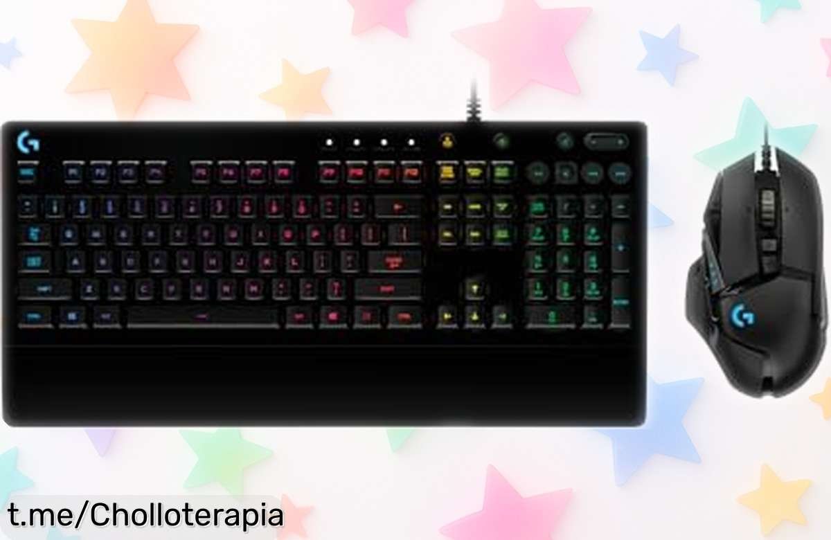 Increíble pack gamer de ratón y teclado Logitech G a un precio que parece broma, ¡no te quedes sin el tuyo antes de que se agoten!