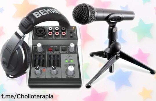 Increíble pack para grabar podcast en casa de Behringer: micro, mezclador y auris pro a precio loco que no se repite. ¡No dejes pasar esta oportunidad única!