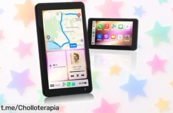 Increíble pantalla táctil para coche con CarPlay y Android Auto, GPS en tiempo real; ¡un ofertón que vuela a este precio! No dejes pasar esta oportunidad única.