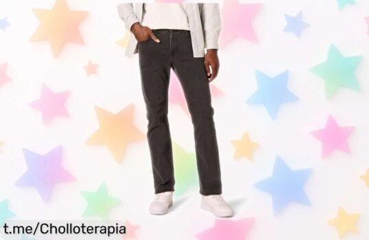 Increíble pantalón vaquero de corte recto Amazon Essentials a precio loco, ¡no te quedes sin el tuyo porque vuelan! Dale un giro a tu estilo hoy mismo.