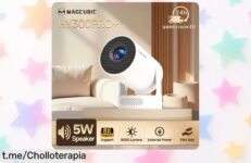 Increíble proyector portátil Magcubic HY300 Pro+ de 8000 lúmenes: vive el cine en 8K donde quieras ¡aprovéchalo, se va volando a precio de risa!
