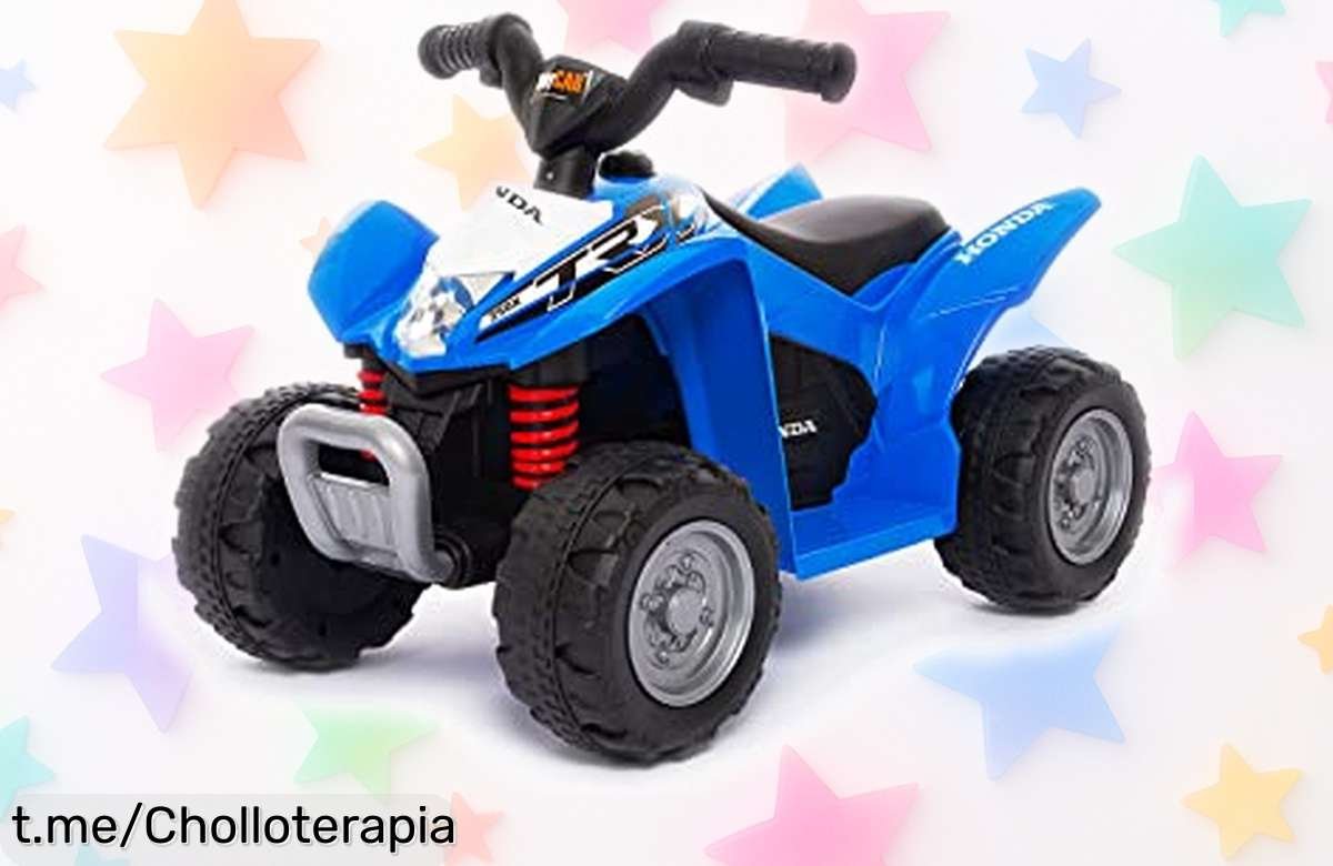 Increíble quad eléctrico Honda H3 Babycar para peques, rebajado a precio de escándalo; las unidades vuelan, no te quedes sin el regalo que hará sonreír a tu niño.